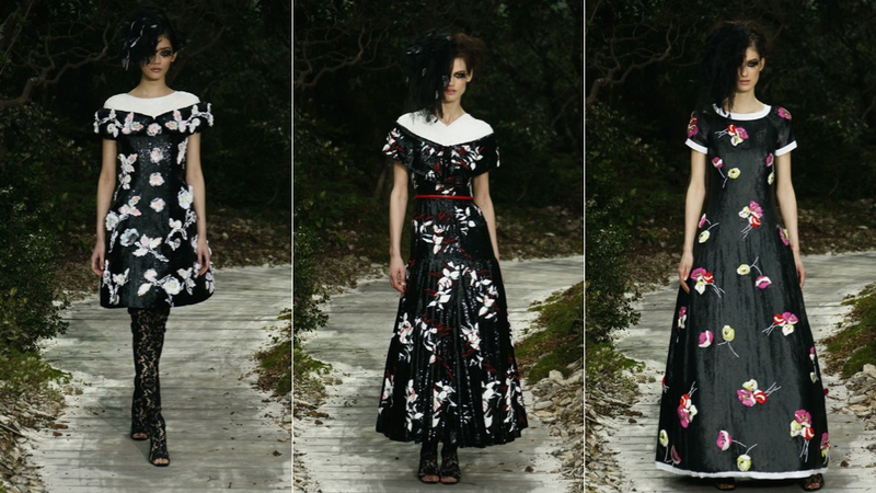 Illustration for article titled Chanel Haute Couture: For the Bedraggled Black Swan Lady Who Lunches in You